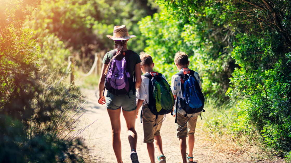 voyager avec des enfants